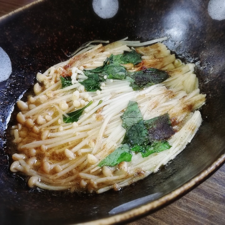 簡単！えのきのバター醤油